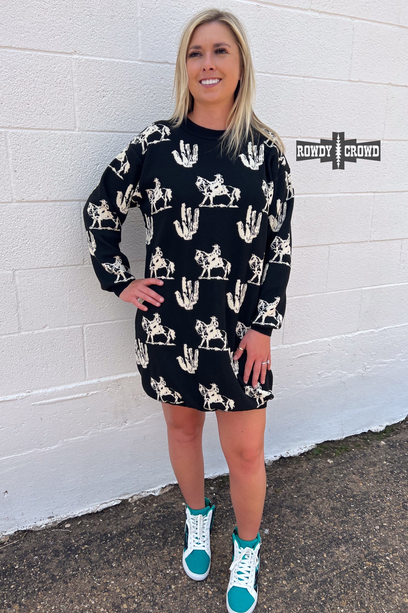 Sweet Saguaro Sweater Dress